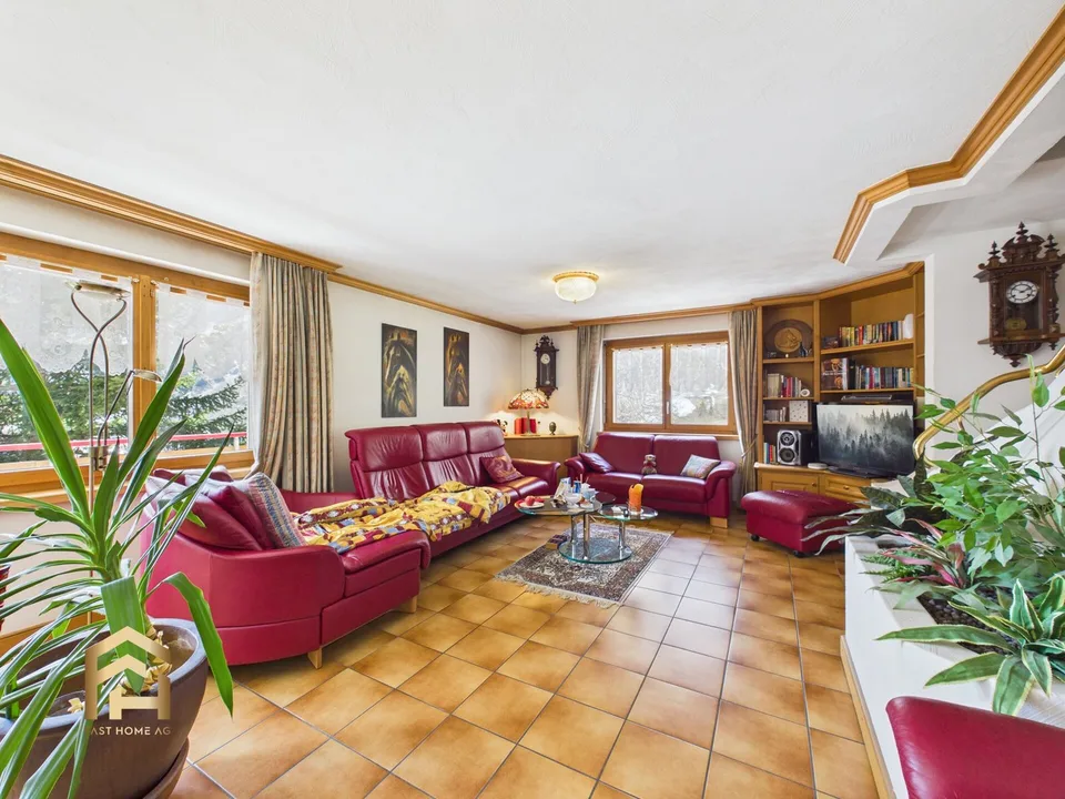Grosszügige Villa mit Wellnessbereich an Toplage in Leukerbad