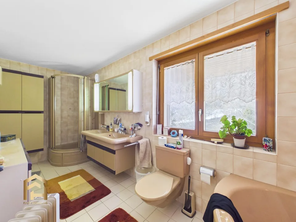 Grosszügige Villa mit Wellnessbereich an Toplage in Leukerbad