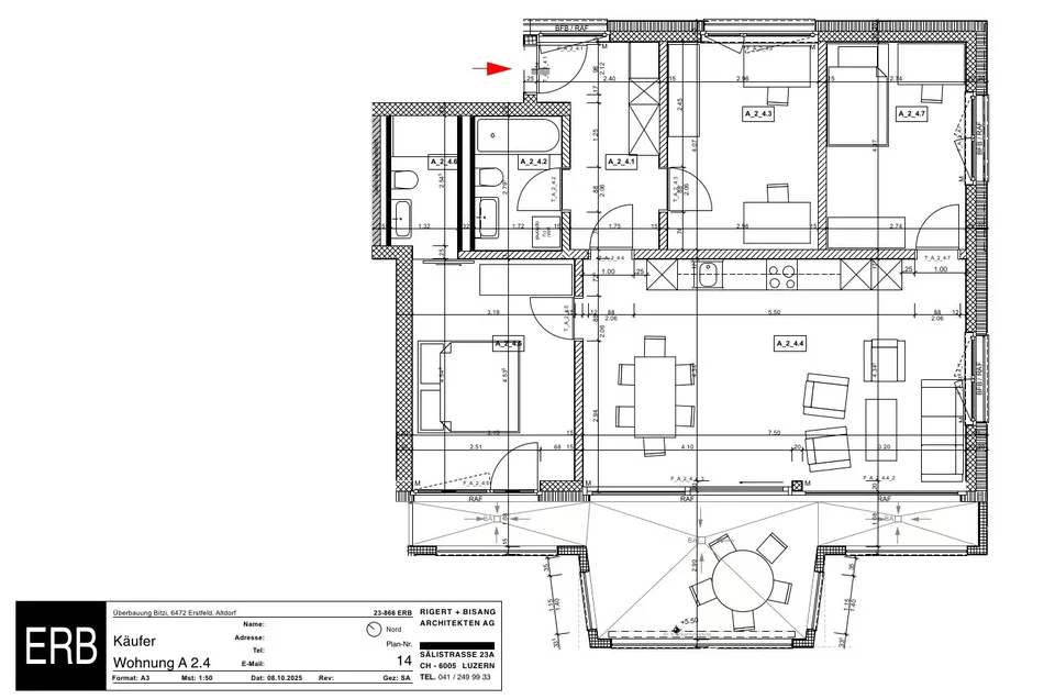 Moderne 4.5-Zimmer-Wohnung über den Dächern von Erstfeld – Foto 8 von 11