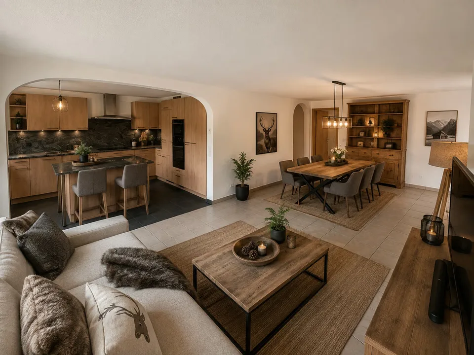 Appartamento affascinante 4.5 stanze con panorama montano a Laax – foto 8 di 17