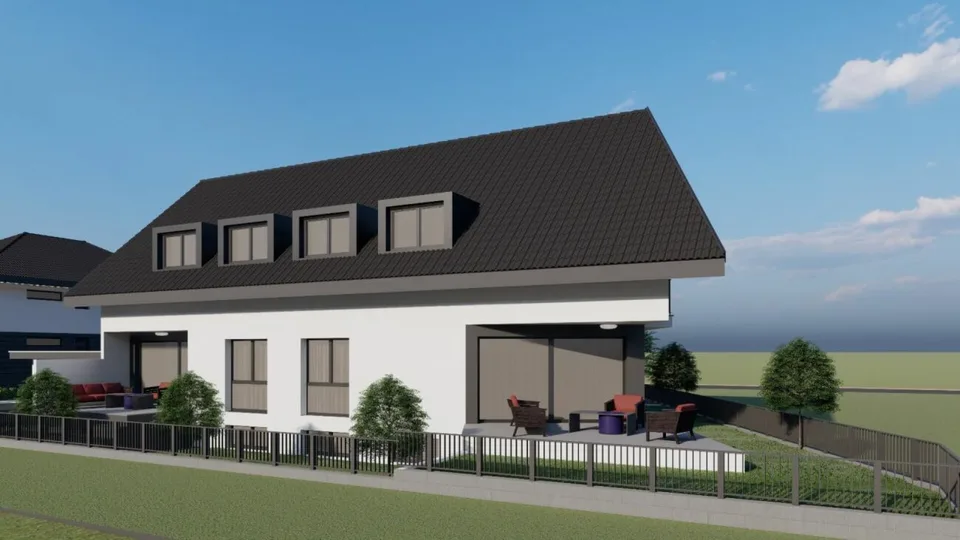 Modernes 6.5 Zimmer Neubau Doppeleinfamilienhaus in familienfreundlicher Lage