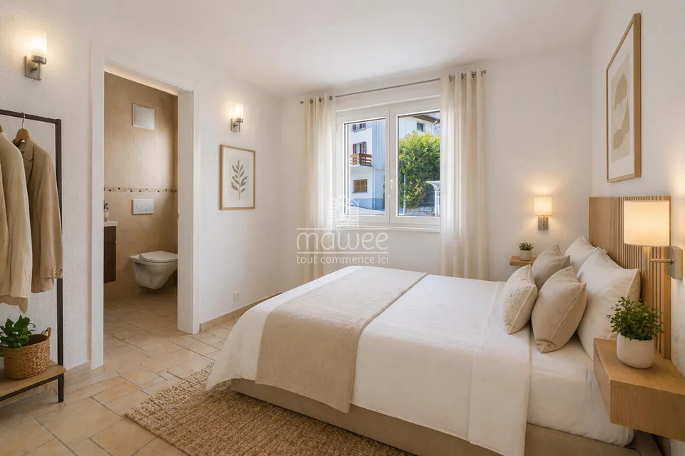 Apartment renovated in 2026 with large terrace in a small building