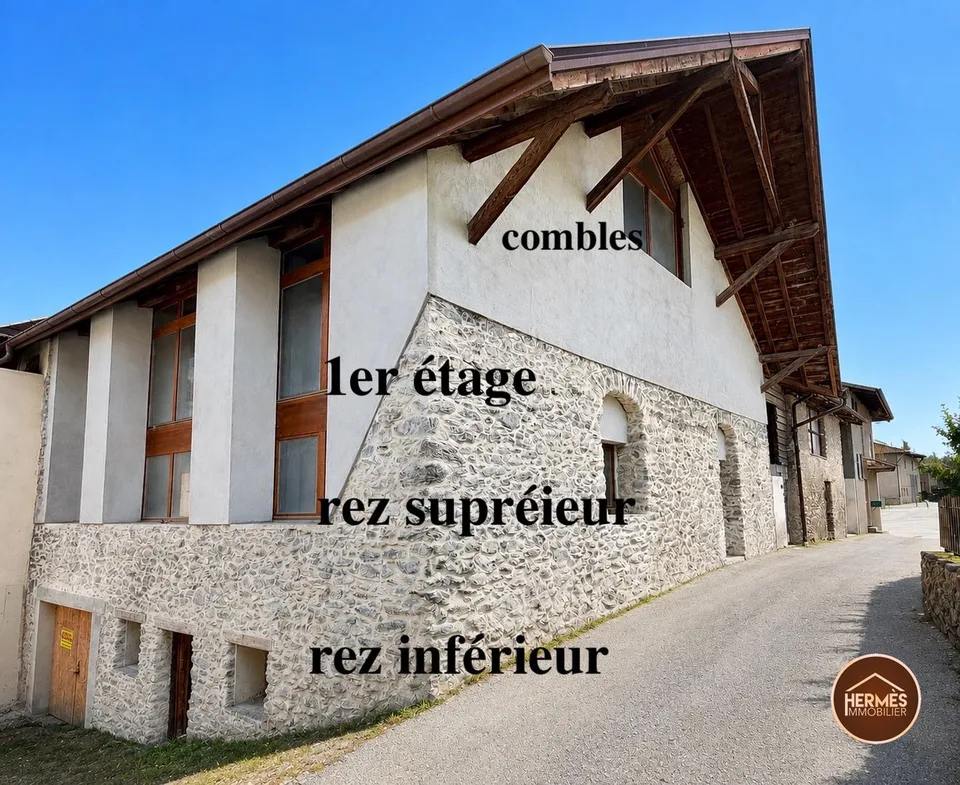 Außergewöhnliches Haus mit 237 m2 - Loft-Potenzial oder 7,5 Zimmer in Saint-Pierre-de-Clage – Foto 3 von 21