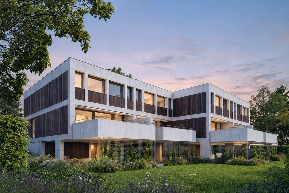 Architecture et beaux volumes | Villa C du projet Pra Vinea à Corminboeuf – photo 23 sur 32