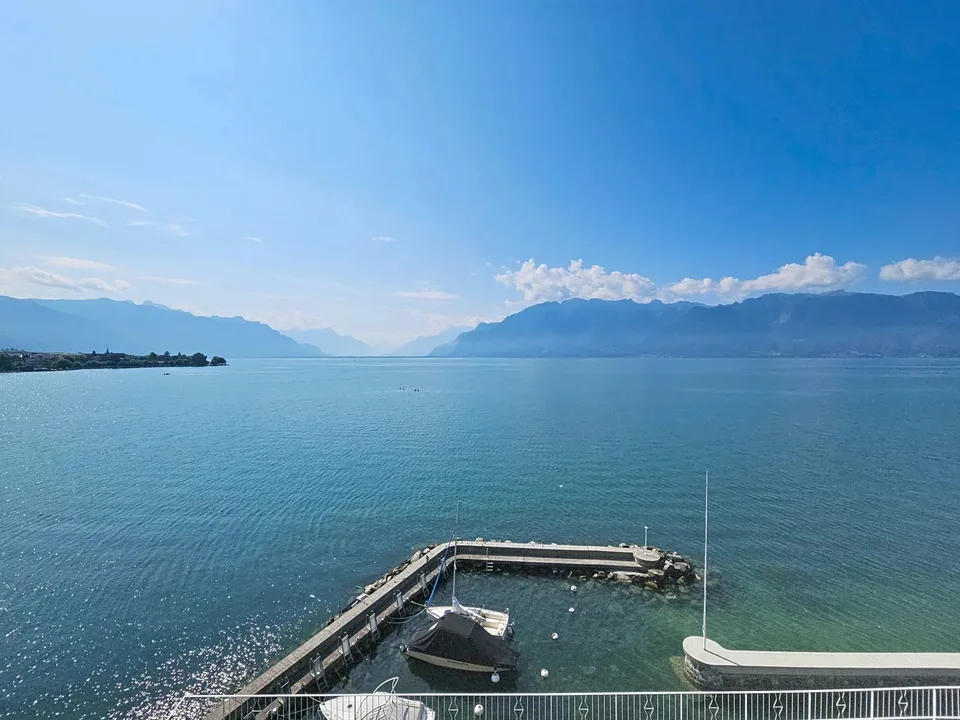 Prächtiges renoviertes Appartement mit Liegeplatz in privatem Hafen
