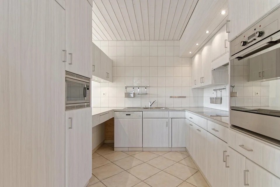 5.5-room penthouse apartment with a view of the pond