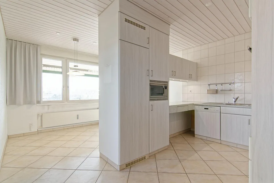 5.5-room penthouse apartment with a view of the pond