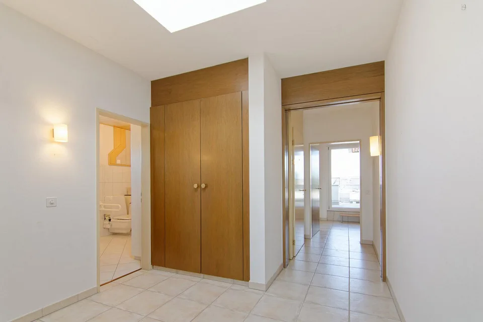 5.5-room penthouse apartment with a view of the pond