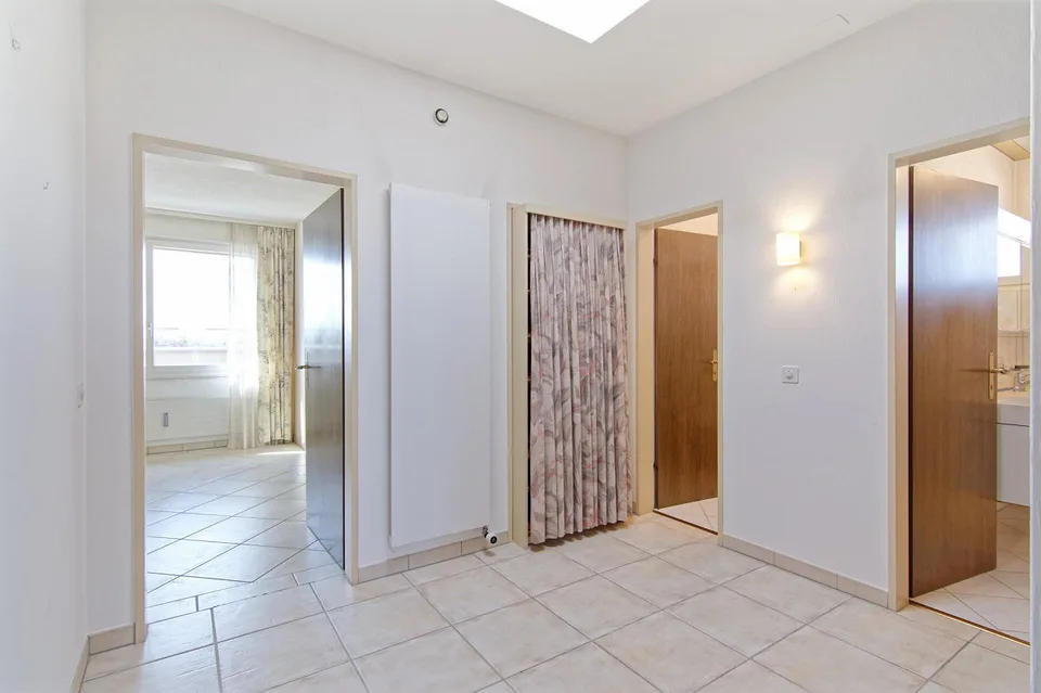 5.5-room penthouse apartment with a view of the pond