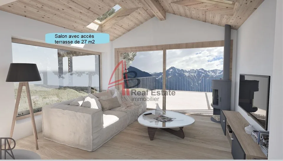 Villa contemporaine avec vue panoramique - Chemin-Dessus (Val de Bagnes)