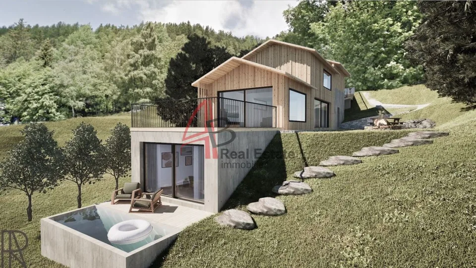Villa contemporaine avec vue panoramique - Chemin-Dessus (Val de Bagnes)