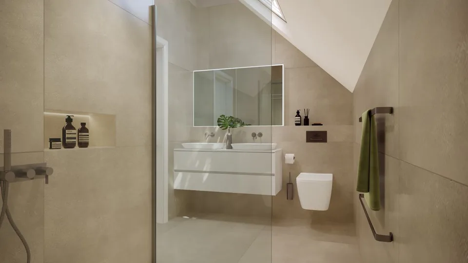 Grosszügige 4½ Zimmer-Wohnung im 1. Dachgeschoss mit Loggia