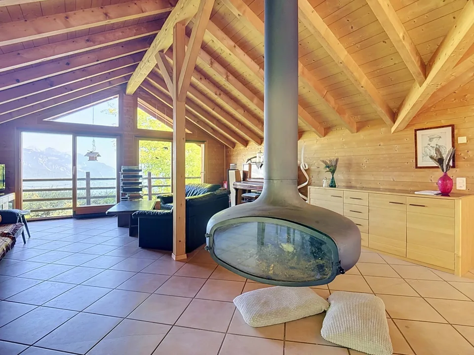 LES GIETTES | Villa individuelle d'exception avec vue imprenable et biotope naturel