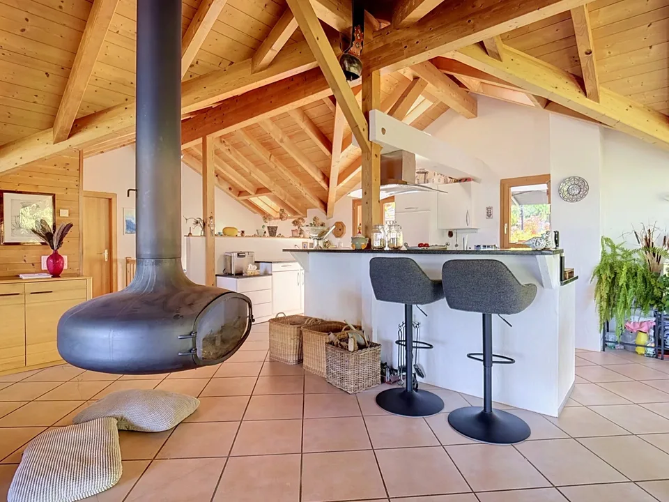 LES GIETTES | Villa individuelle d'exception avec vue imprenable et biotope naturel