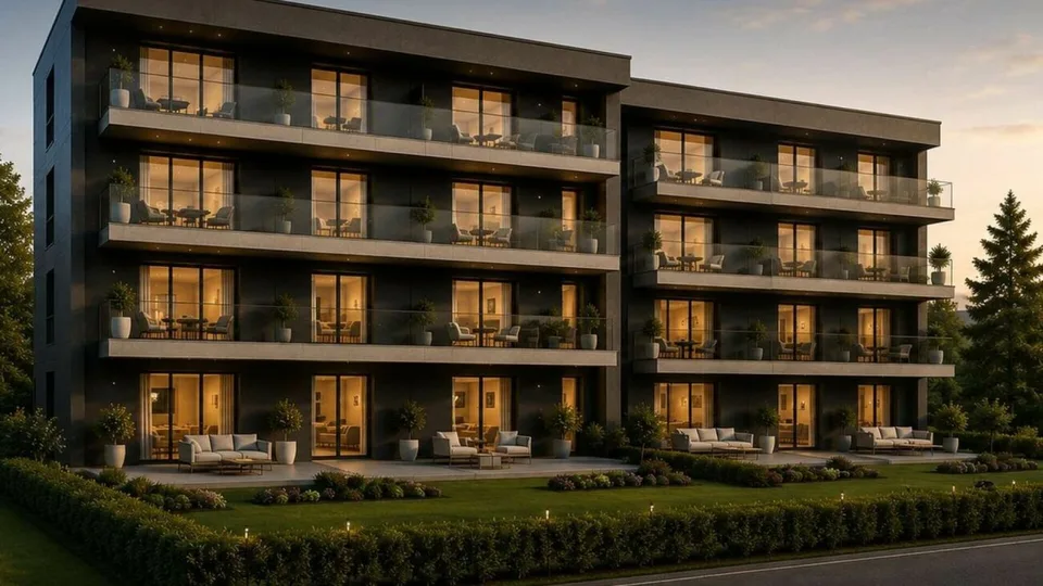 STEG Pièces 1,5 (studio) · 33 m² avec balcon dès CHF 215'000.?