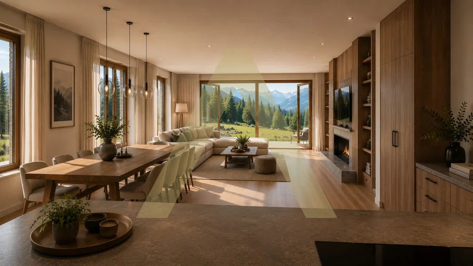 Luxuriöse neue Wohnung in der Nähe des Zentrums von Crans-Montana – Foto 3 von 13