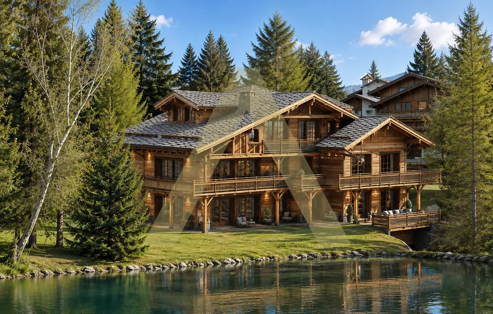 Luxuriöse neue Wohnung in der Nähe des Zentrums von Crans-Montana – Foto 2 von 13