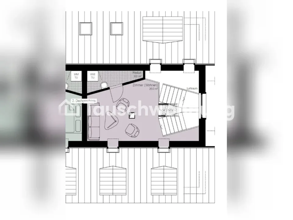 Bellissimo appartamento duplex, molta luce & terrazza sul tetto – foto 9 di 9