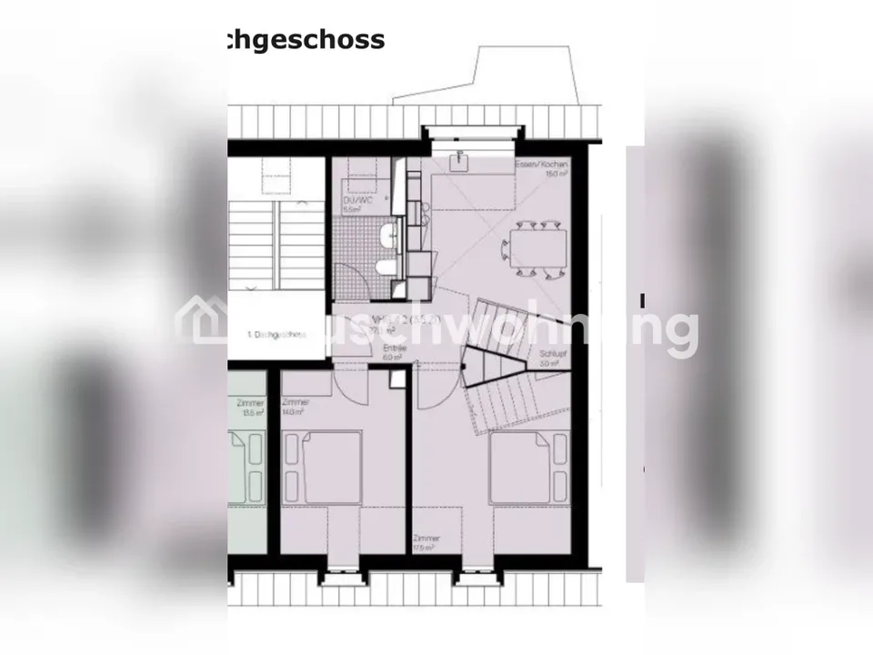 Bellissimo appartamento duplex, molta luce & terrazza sul tetto – foto 8 di 9