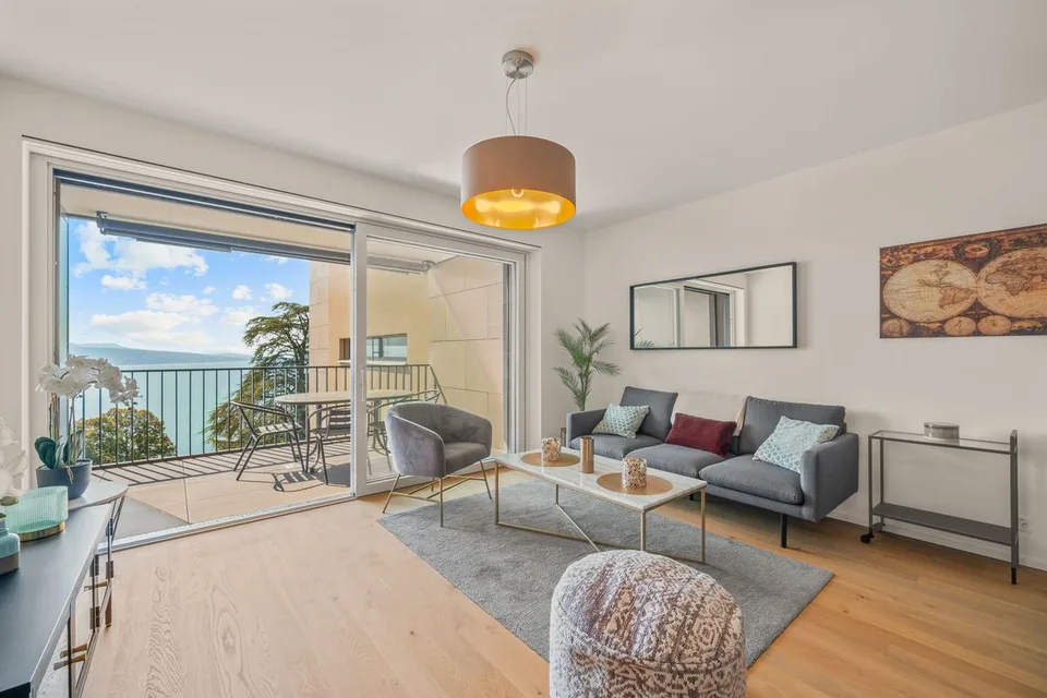 Superbe appartement meublé de luxe avec vue à Puidoux -Chexbres