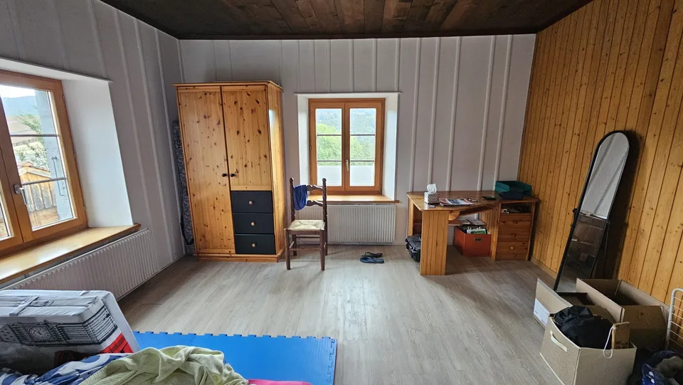 Cozy 3.5-room apartment on the 1st floor for rent in Sornetan
