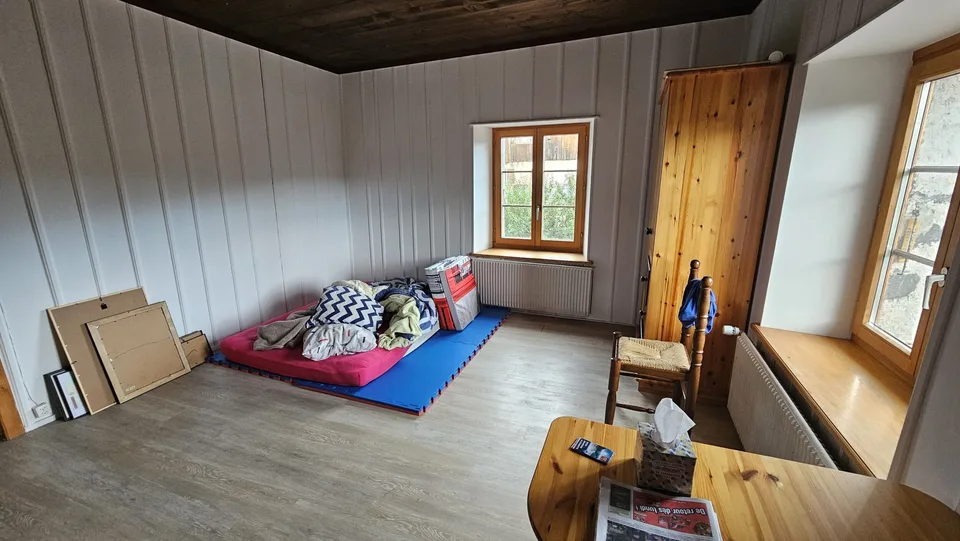 Cozy 3.5-room apartment on the 1st floor for rent in Sornetan