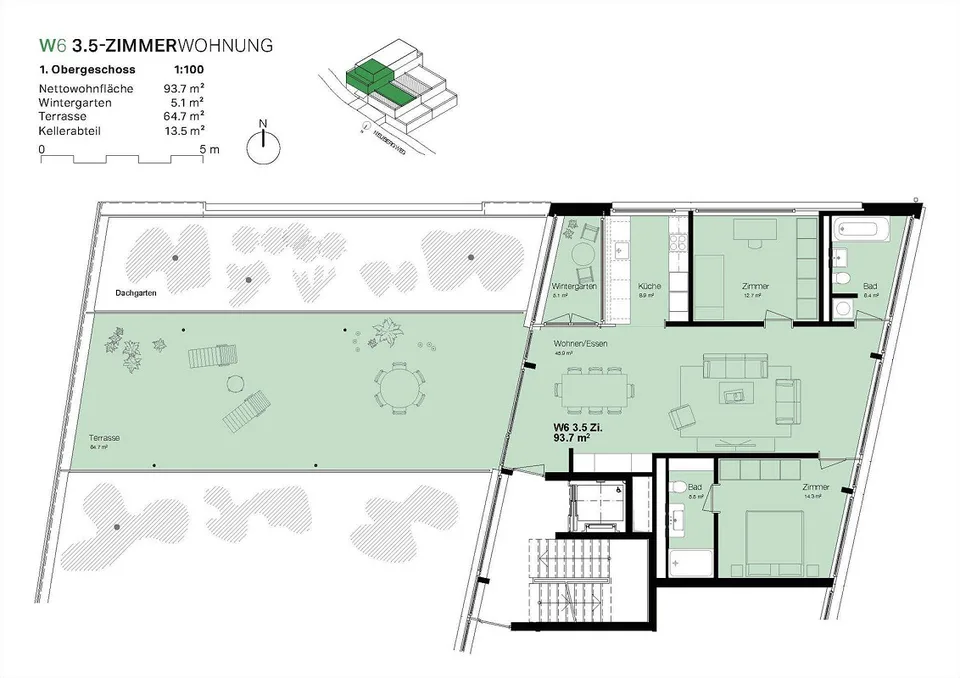 3.5 Zimmerwohnung in Therwil