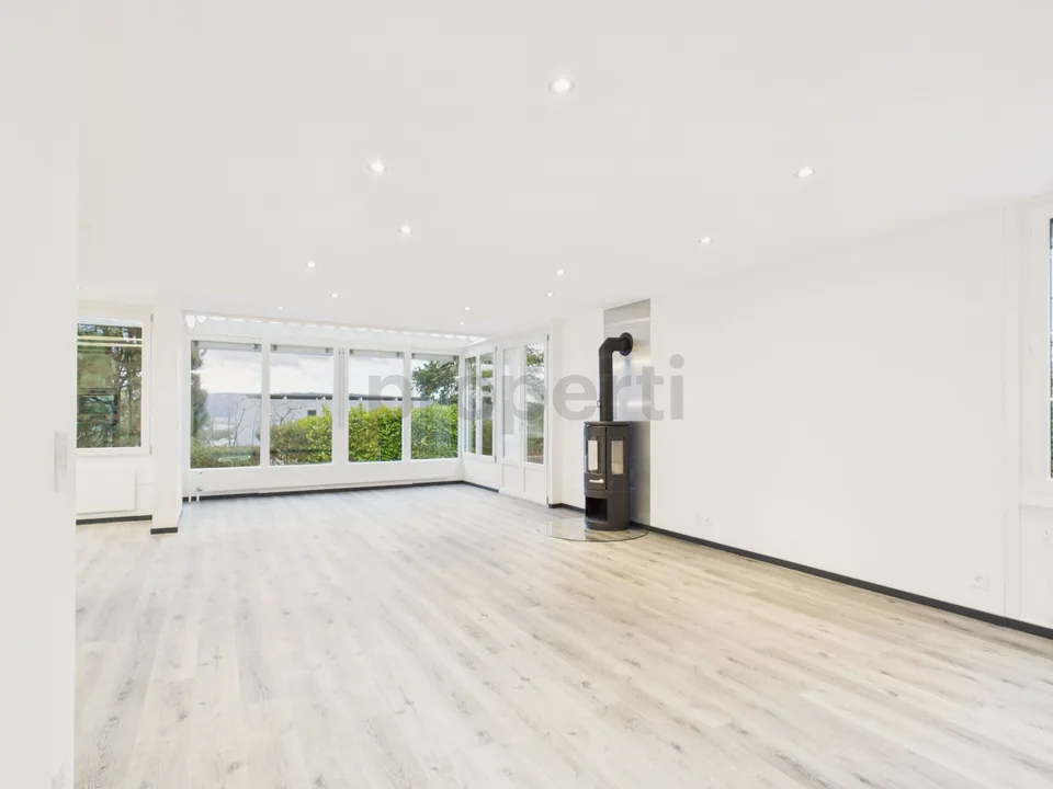 Modern 6.5 room row house with garden in La Neuveville
