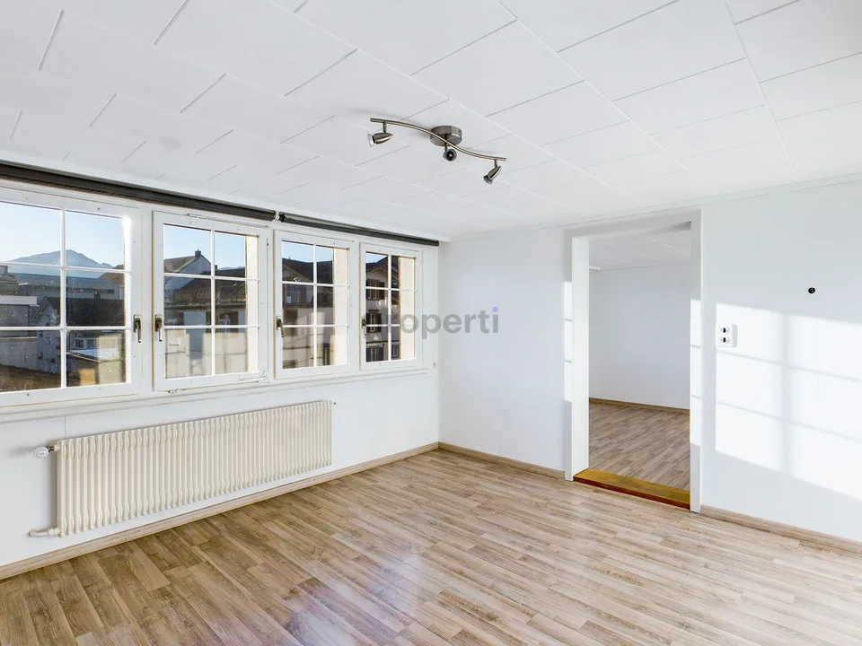 Spacious 5-room apartment with plenty of storage space in a central location in Appenzell