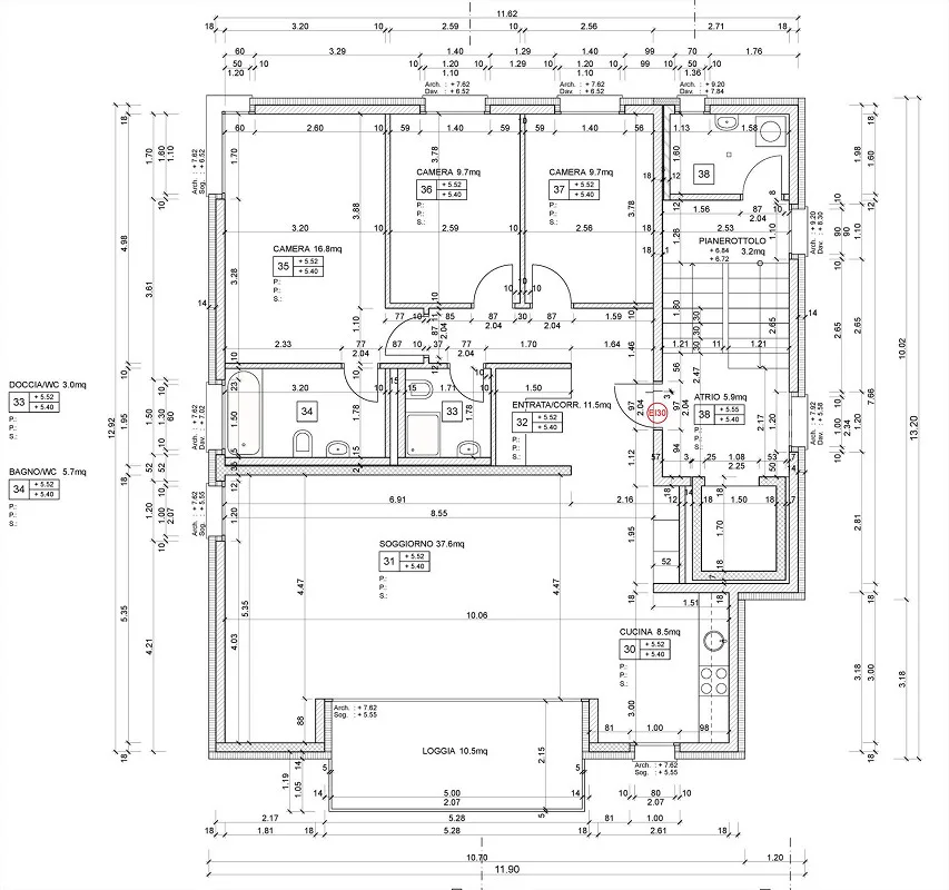Elegante Wohnung mit Terrasse in einer bequemen und strategischen Lage – Foto 12 von 14