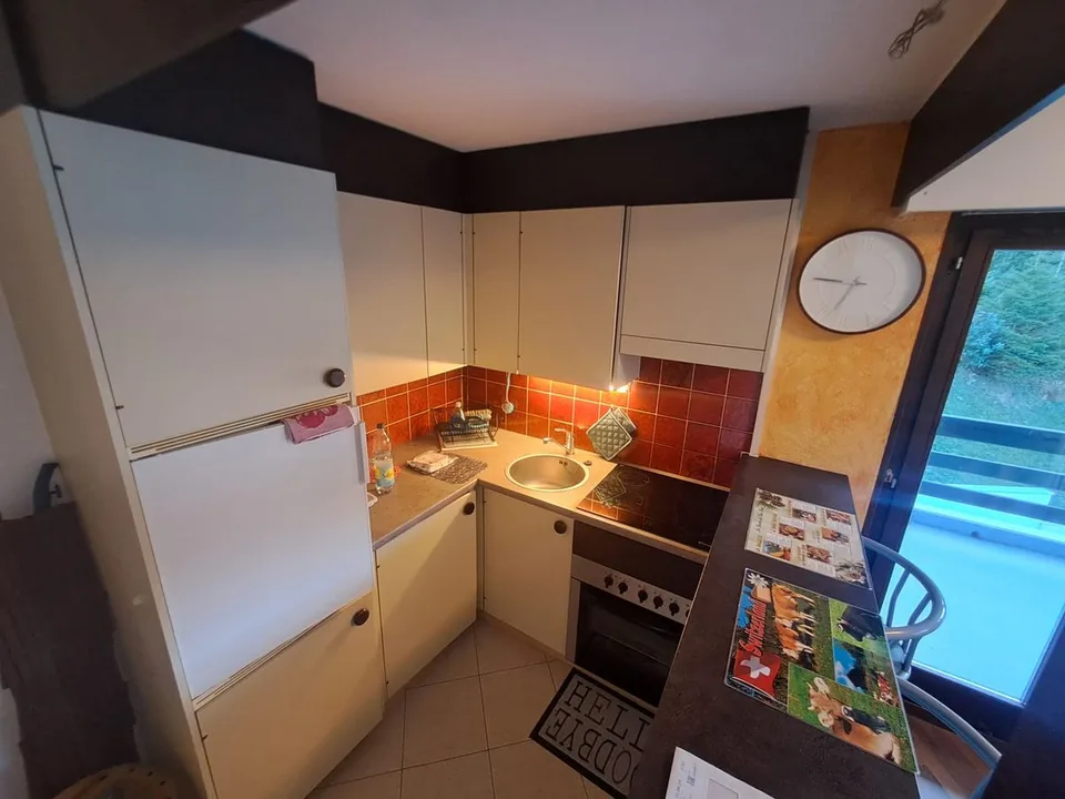 Charmante möblierte 2,5-Zimmer-Wohnung mit großer Terrasse und freiem Blick - Saint-Cergue