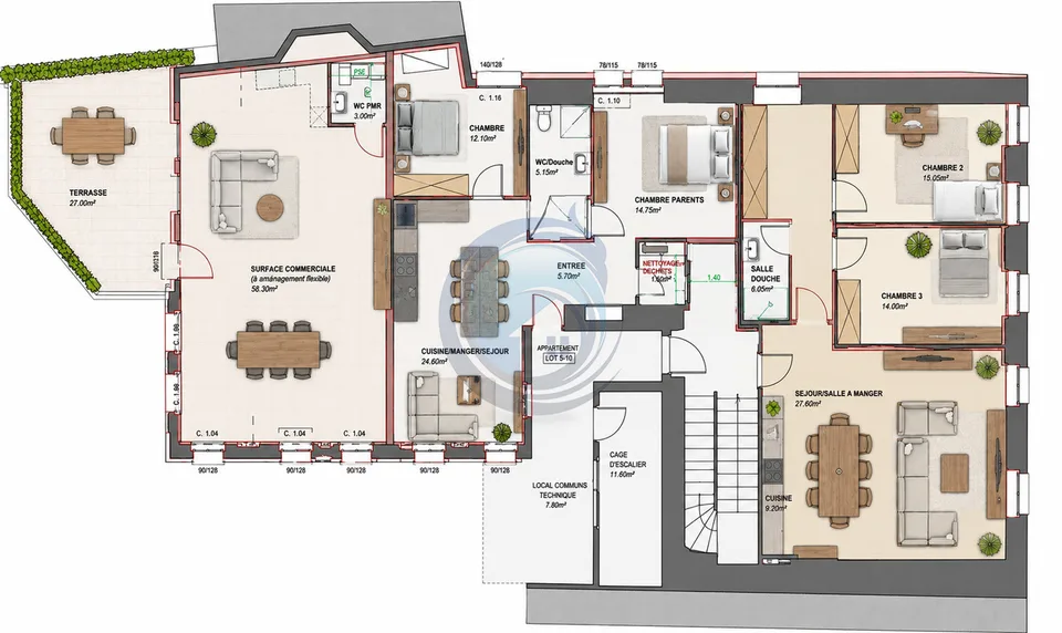 Wohnungen mit 3.5 und 4.5 Zimmern im Zentrum von Châtel-St-Denis – Foto 14 von 19