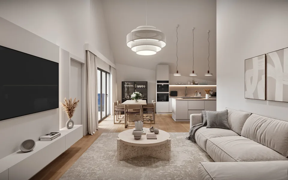 Appartamento attico di 3,5 stanze con balcone in vendita a Frick – foto 4 di 8