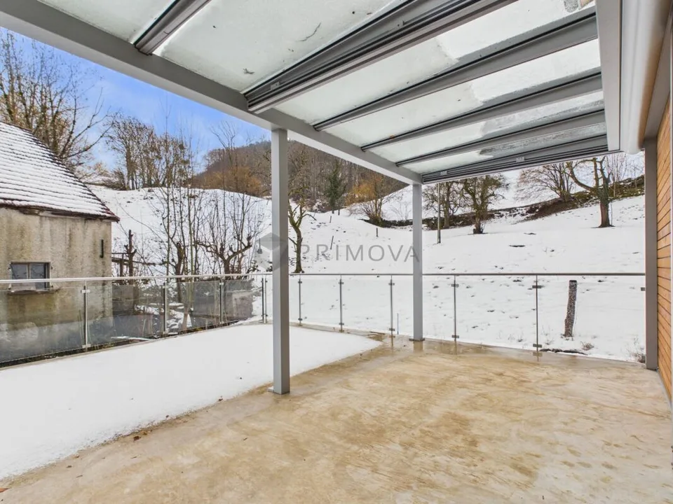 Stilvolles Neubauhaus mit Gartenbereich, Terrasse und Doppelgarage – Foto 4 von 13