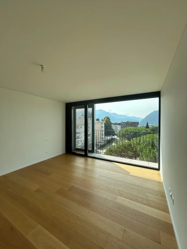 MASSAGNO - helles Penthouse zur Miete