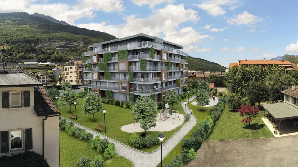 Posto auto in vendita in garage sotterraneo PPE Les Jardins de Mabillon Monthey – foto 4 di 8