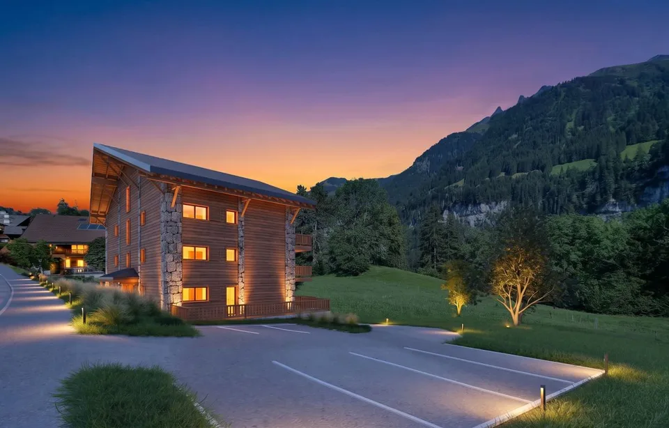 Neue 2,5-Zimmer-Wohnung im Dachgeschoss in Champéry - Hauptwohnsitz - Verkauf nach Plänen (Los 45) – Foto 4 von 7