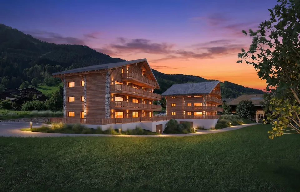 Neue 2,5-Zimmer-Wohnung im Dachgeschoss in Champéry - Hauptwohnsitz - Verkauf nach Plänen (Los 45) – Foto 3 von 7
