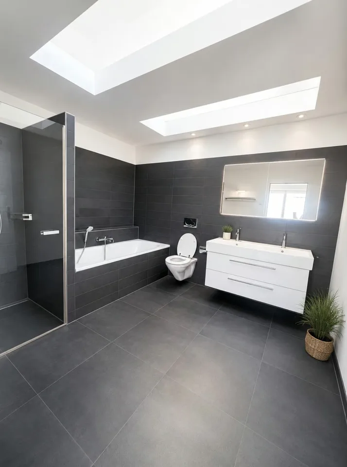 Traumhaftes Wohnen mit luxuriösem Ausbau! 1 grosses Schlafzimmer im OG, Rest offen gestaltet