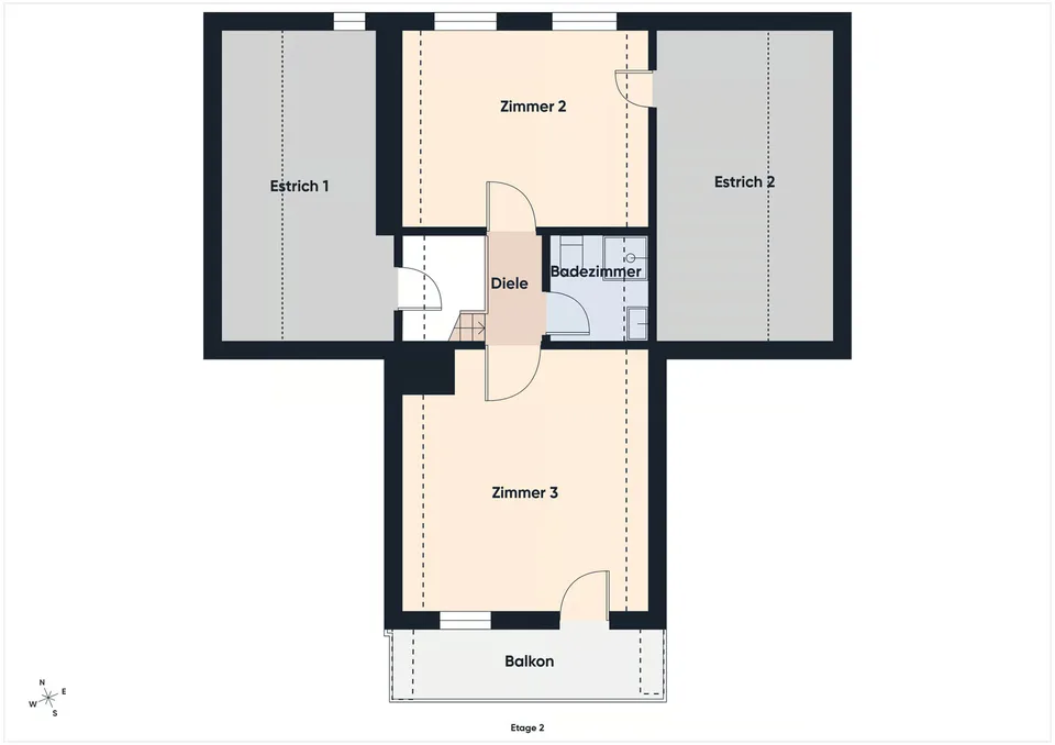 Attico duplex ristrutturato con 3 bagni e connettività ottimale