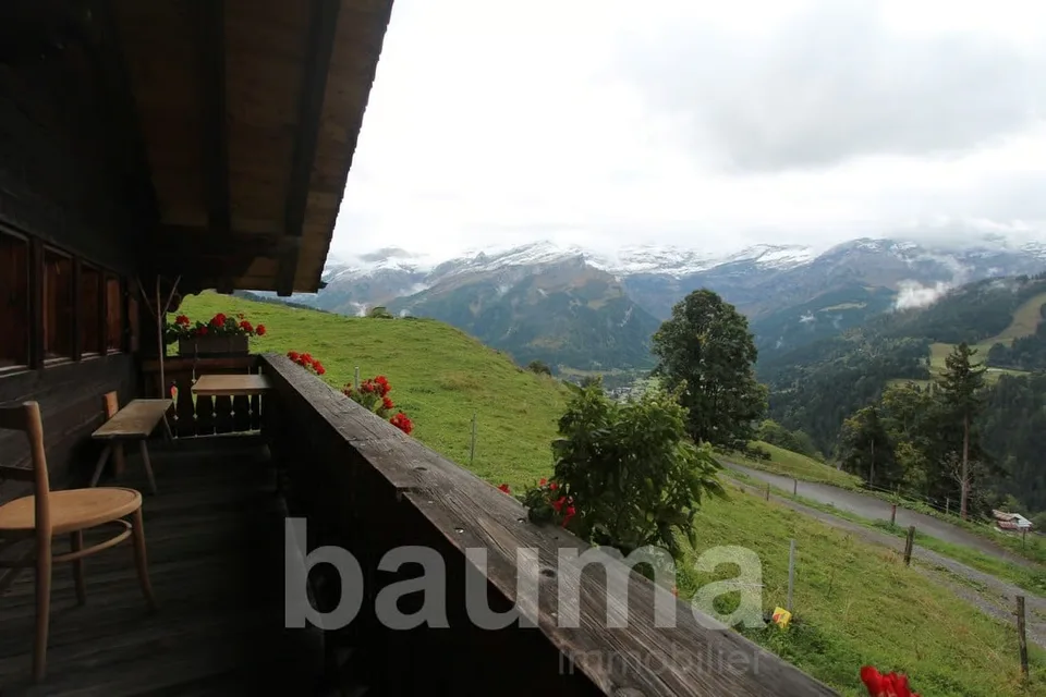 Chalet d'alpage situé au Croquolet
