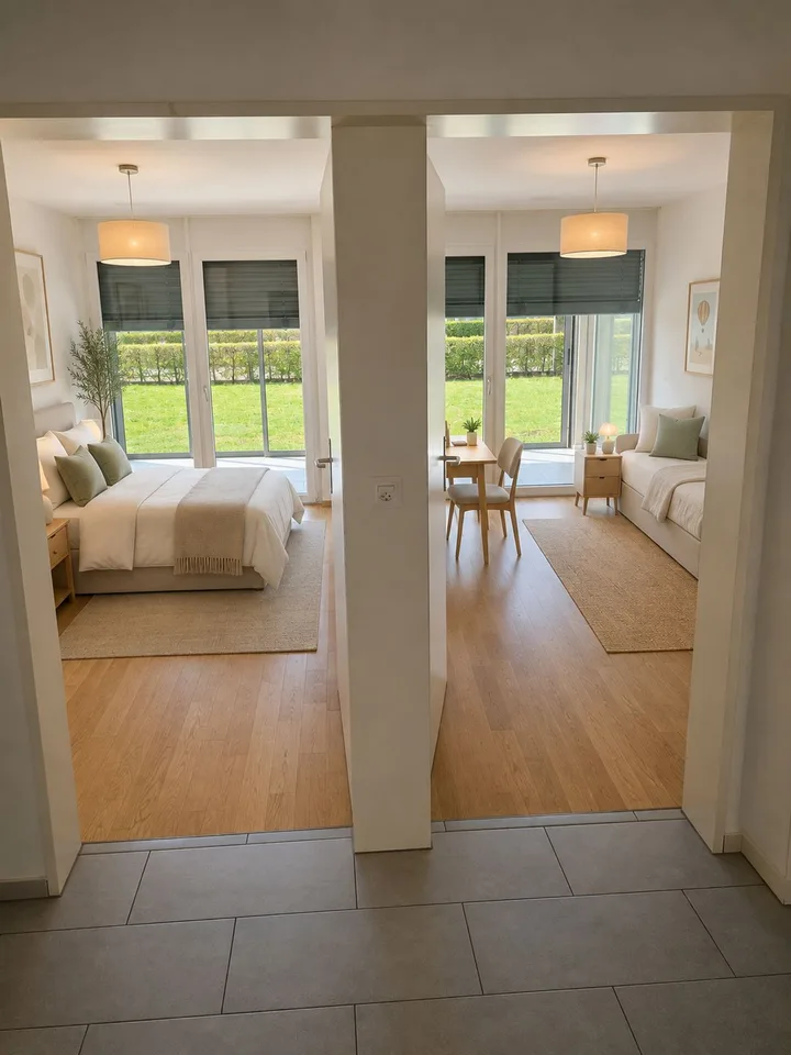 Exklusive 4.5-Zimmer-Gartenwohnung mit 400 m² Privatgarten in Aesch