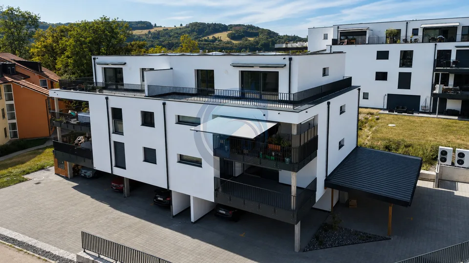 NEUES DACHGESCHOSS MIT 4,5 ZIMMERN UND GERÄUMIGER TERRASSE – Foto 2 von 12