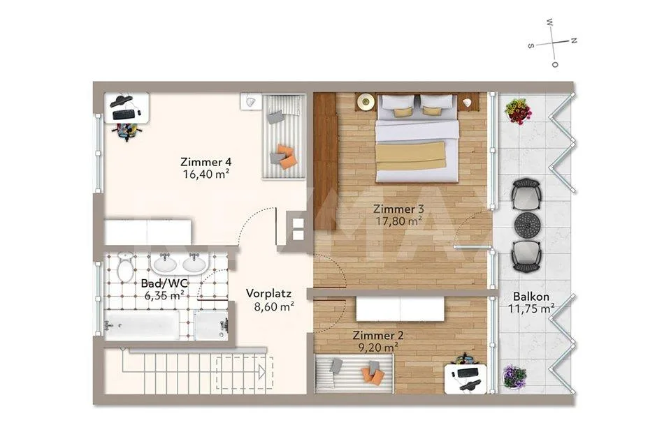 Casa a schiera di 5½ locali con potenziale - La vostra nuova casa vi aspetta – foto 12 di 13