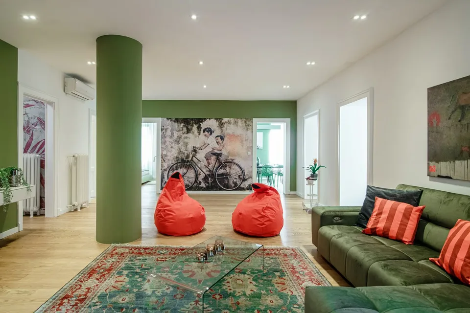 AFFITTASI MENSILMENTE Villa pronta all'uso in centro Lugano con importante vista lago – foto 5 di 28