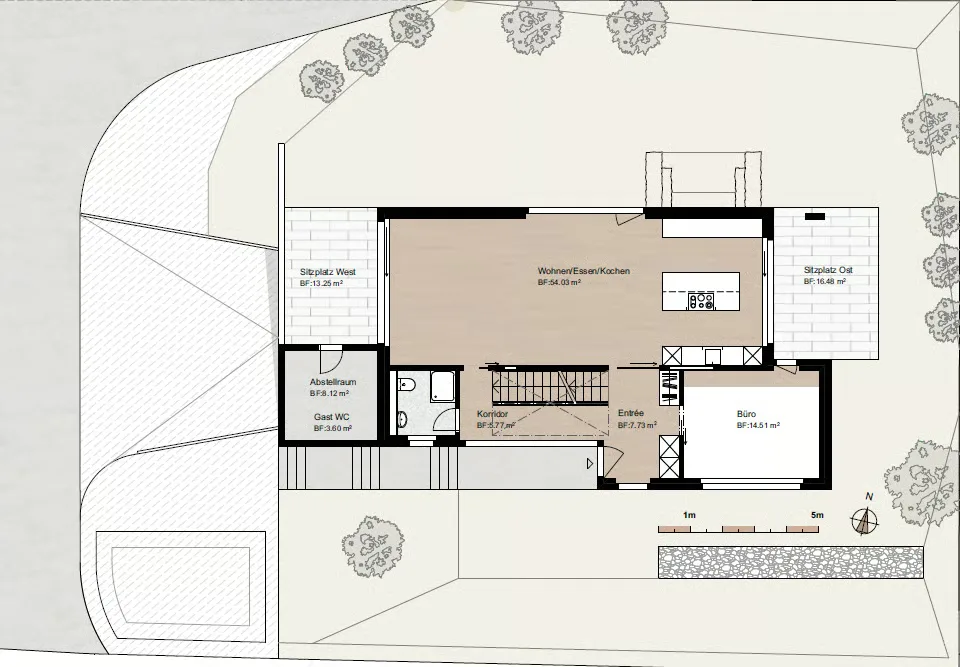 Exclusive 5.5-room single-family house with high-quality ownership standard and spacious garden