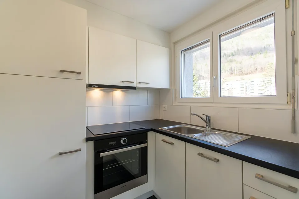 Renovated and bright 2.5 rooms with balcony