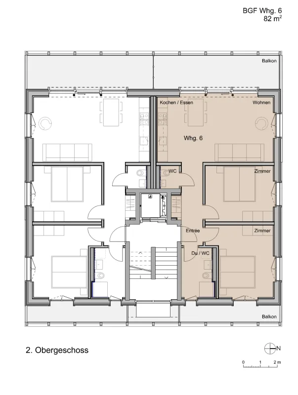 Vivre avec une vue - Appartement neuf de 3.5 pièces, 2ème étage droite