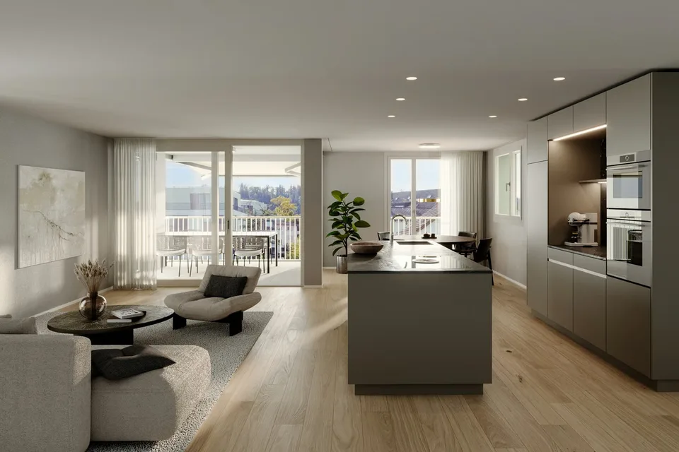 Neubauprojekt Olea 4.5-Zimmer-Wohnung für Familien – Foto 4 von 5