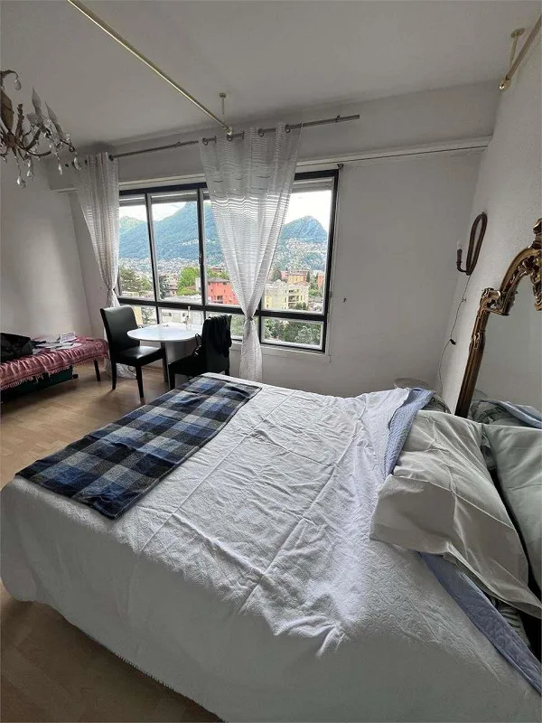 Furnished studio apartment in Moncucco area with lake view – photo 2 of 4